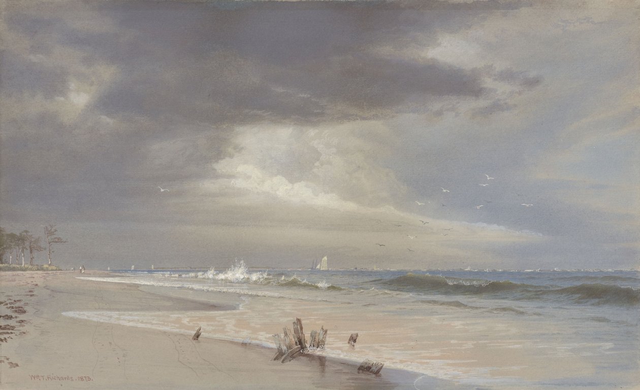 Near the Inlet, Atlantic City by William Trost Richards