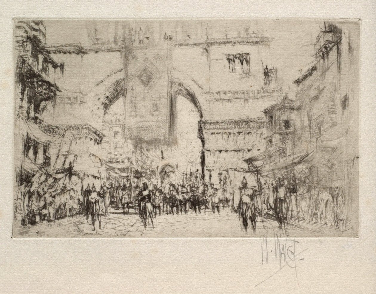 Emperor Hadrian Entering Salonika by William Walcot
