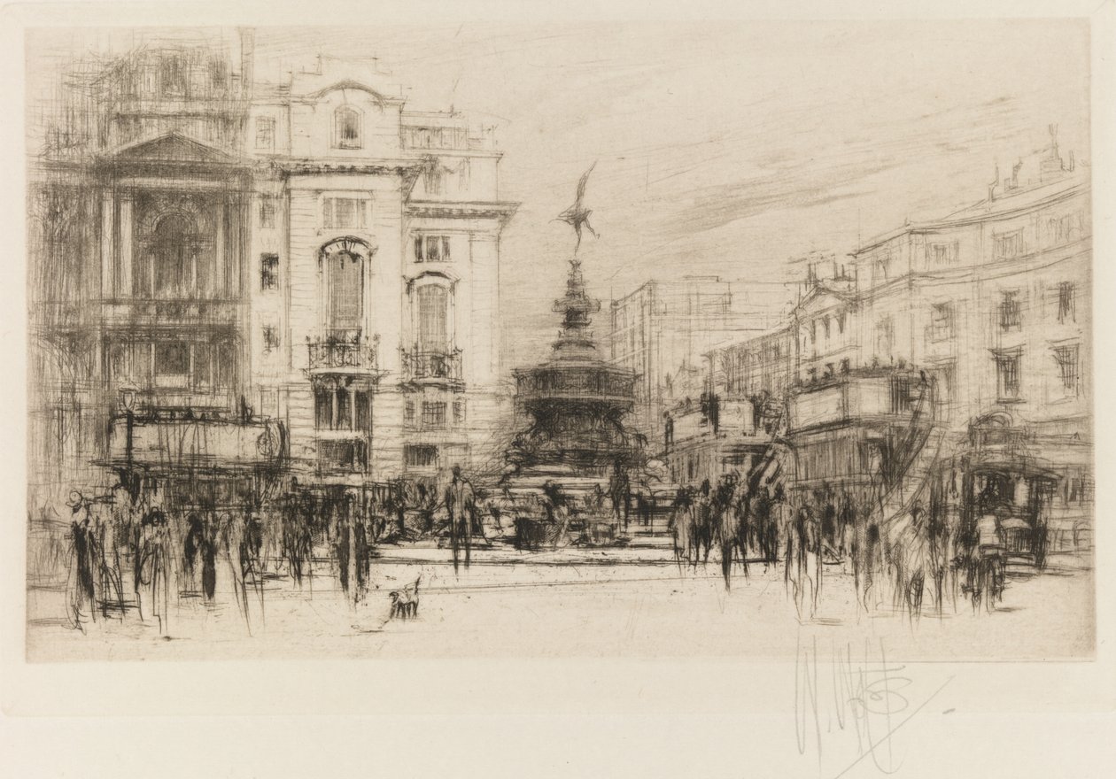 London Set: Piccadilly Circus with Criterion Theatre by William Walcot
