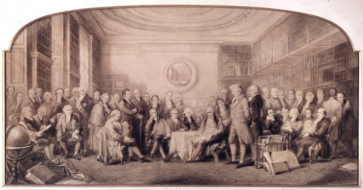Eminent Men of Science Living in 1807 by William Walker