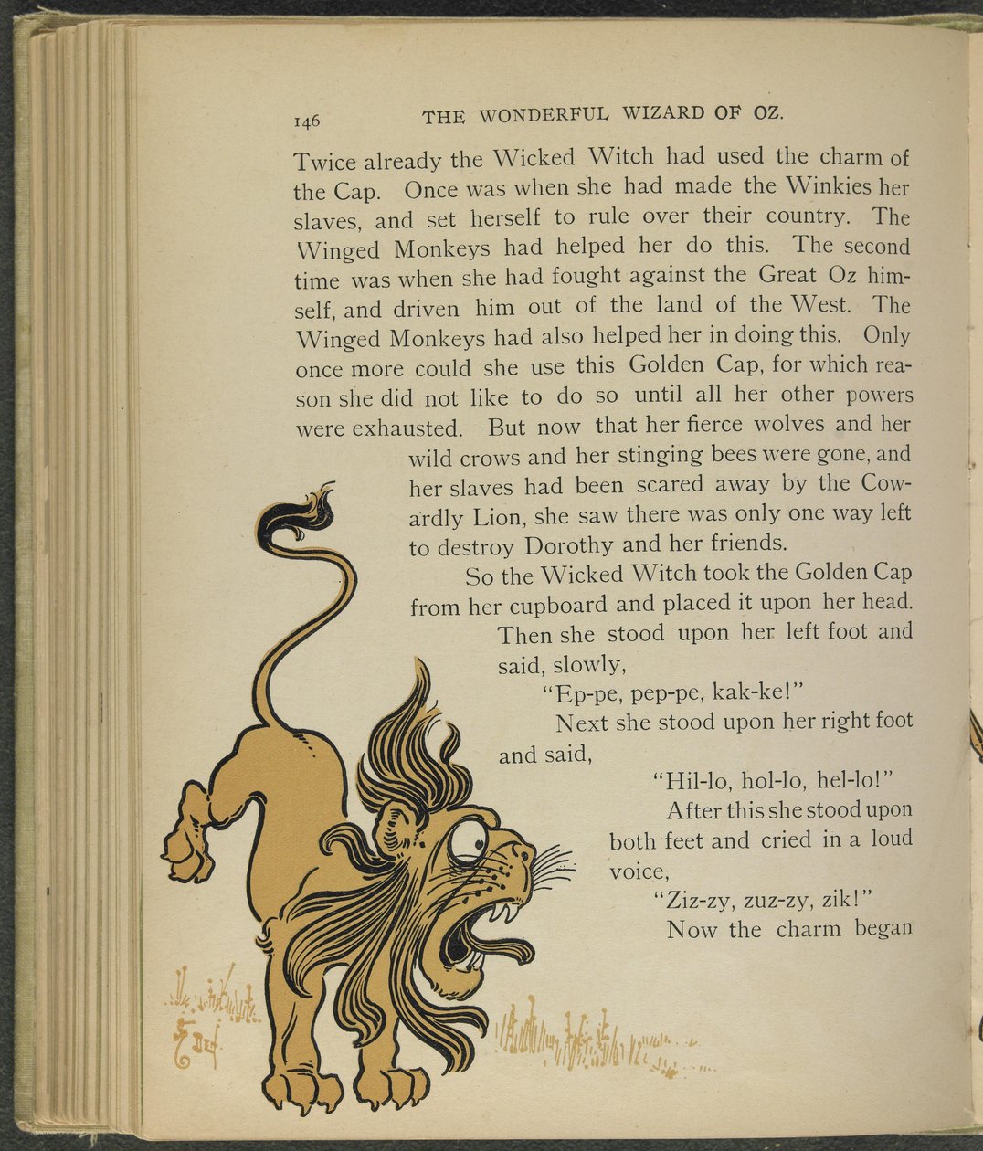 Illustration from "The Wonderful Wizard of Oz" by Lyman Frank Baum by William Wallace Denslow