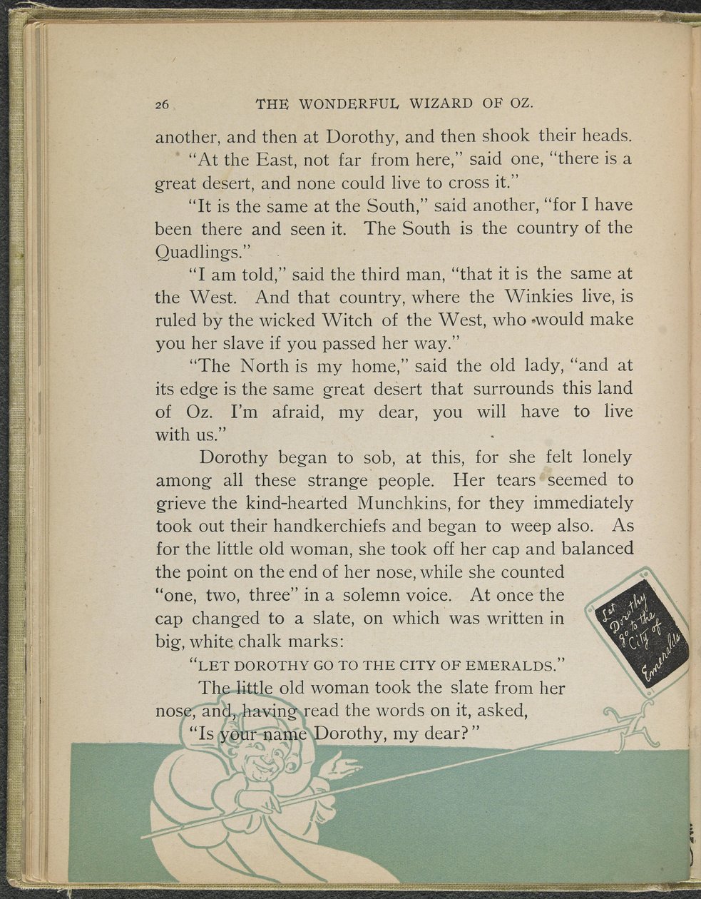 Illustration from "The Wonderful Wizard of Oz" by Lyman Frank Baum by William Wallace Denslow