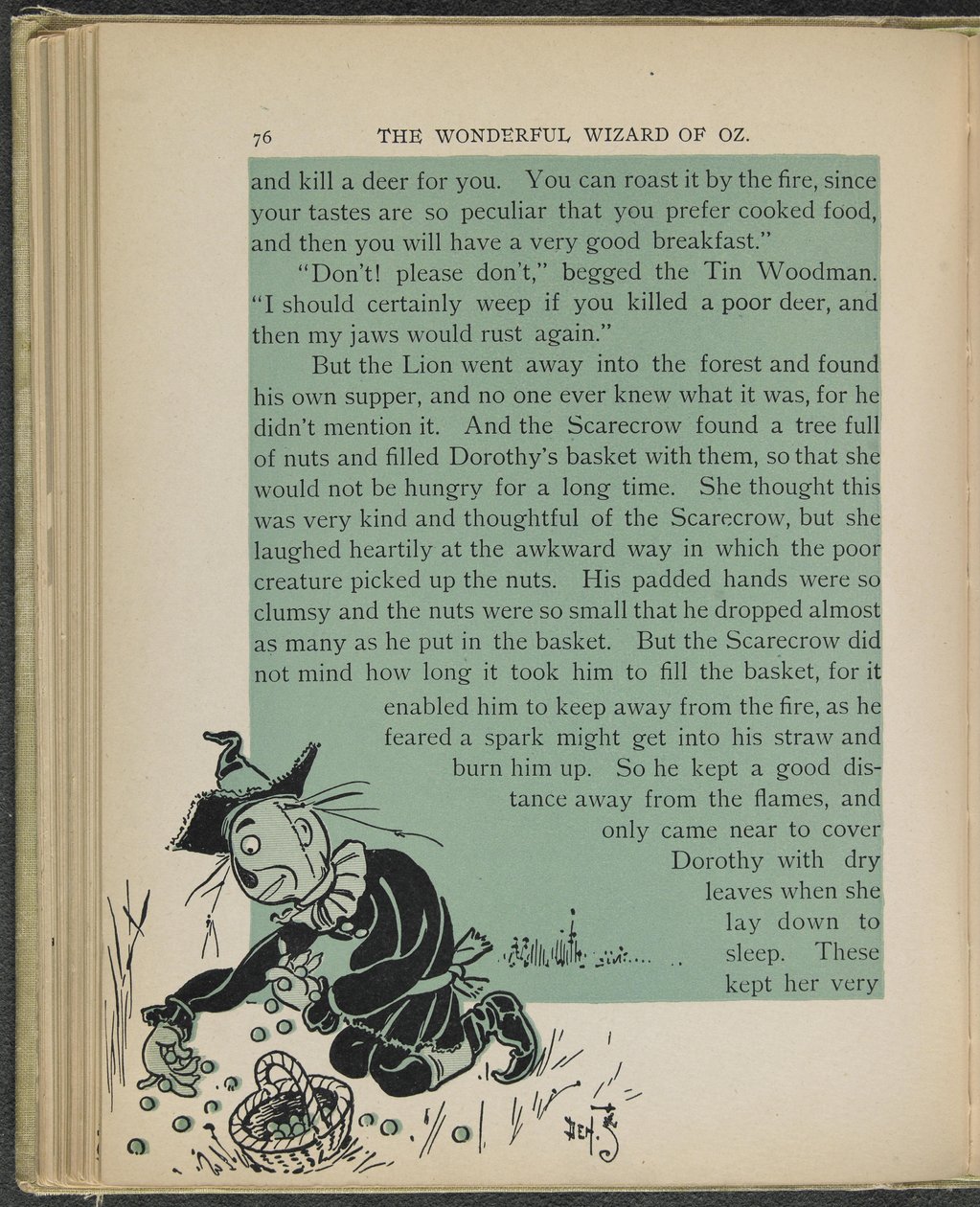 Illustration from "The Wonderful Wizard of Oz" by Lyman Frank Baum by William Wallace Denslow