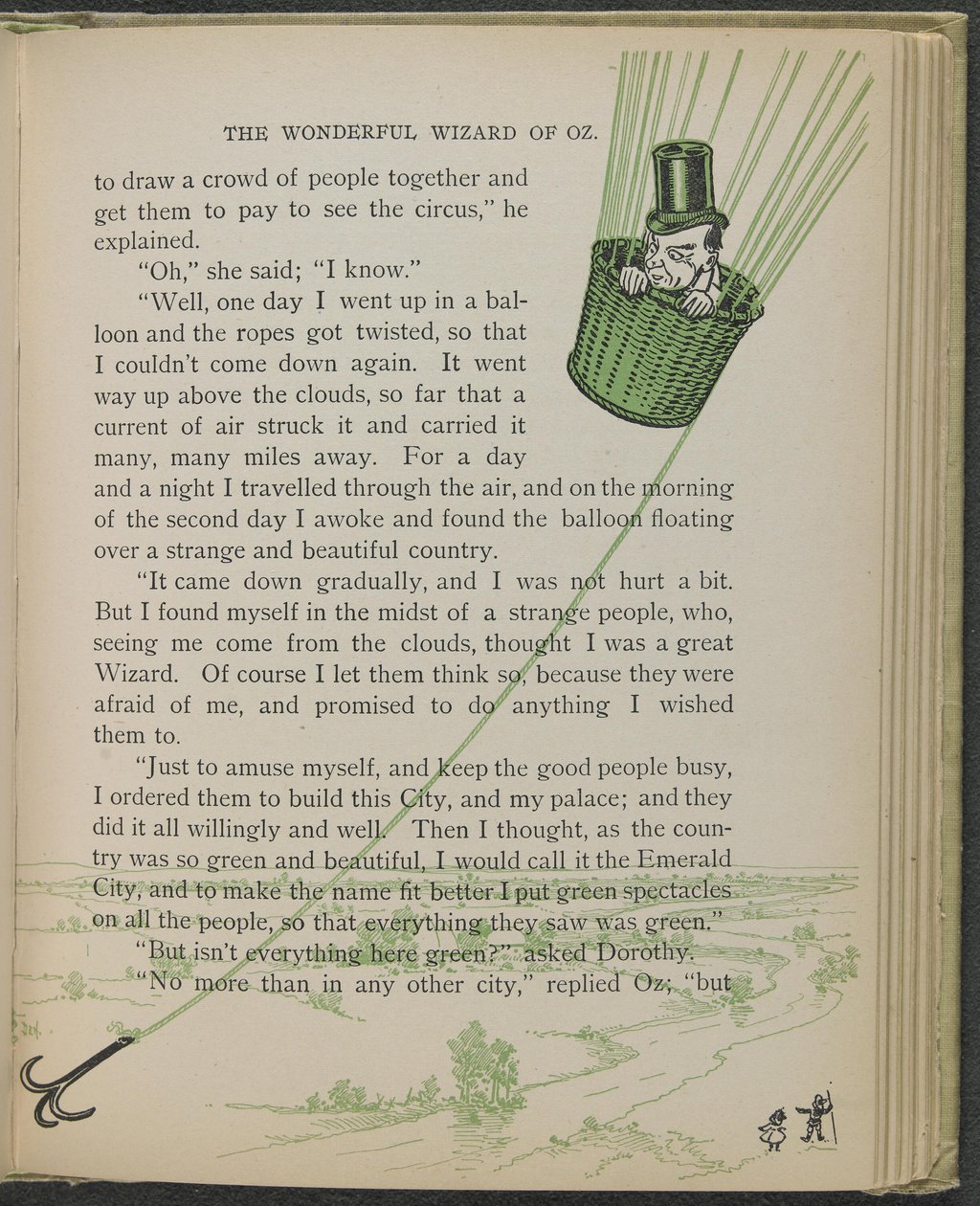 Illustration from "The Wonderful Wizard of Oz" by William Wallace Denslow