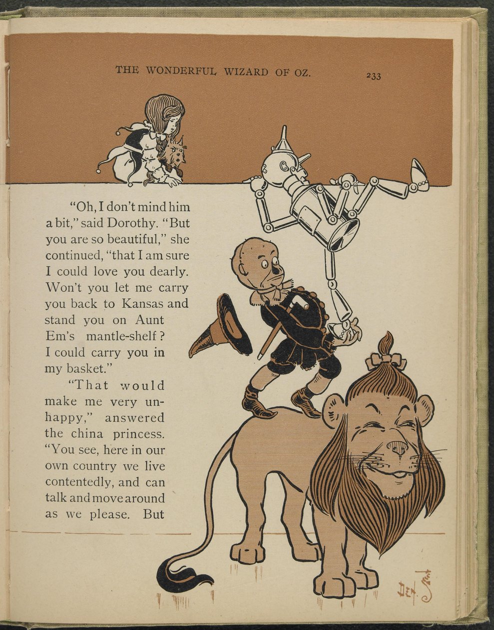 Illustration from "The Wonderful Wizard of Oz" by William Wallace Denslow