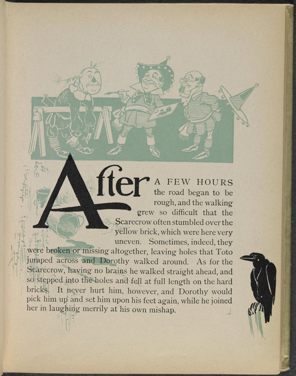Illustration from "The Wonderful Wizard of Oz" by William Wallace Denslow