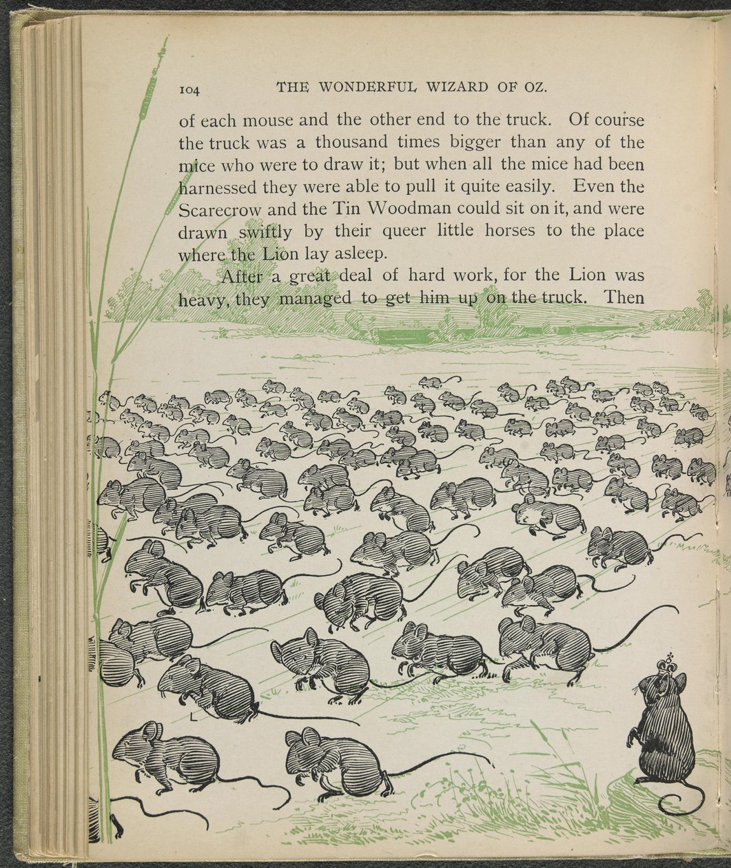 Illustration from "The Wonderful Wizard of Oz" by William Wallace Denslow