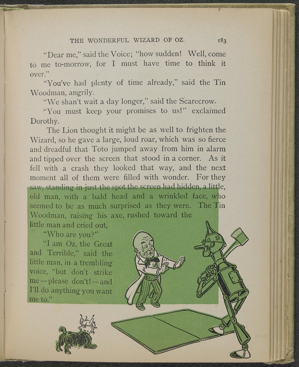 Illustration from "The Wonderful Wizard of Oz" by Lyman Frank Baum by William Wallace Denslow