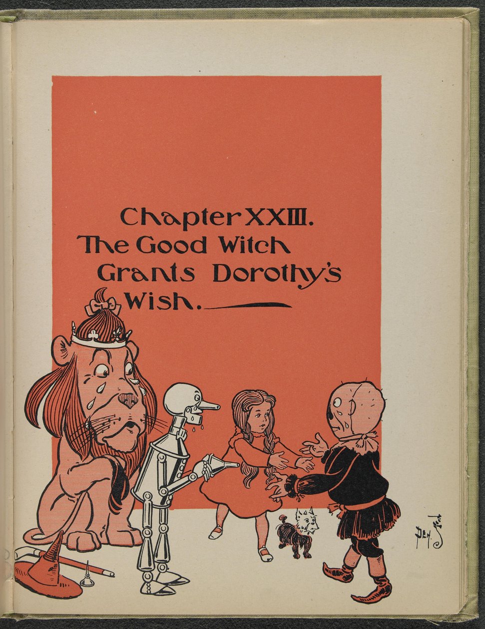 Illustration from "The Wonderful Wizard of Oz" by Lyman Frank Baum by William Wallace Denslow