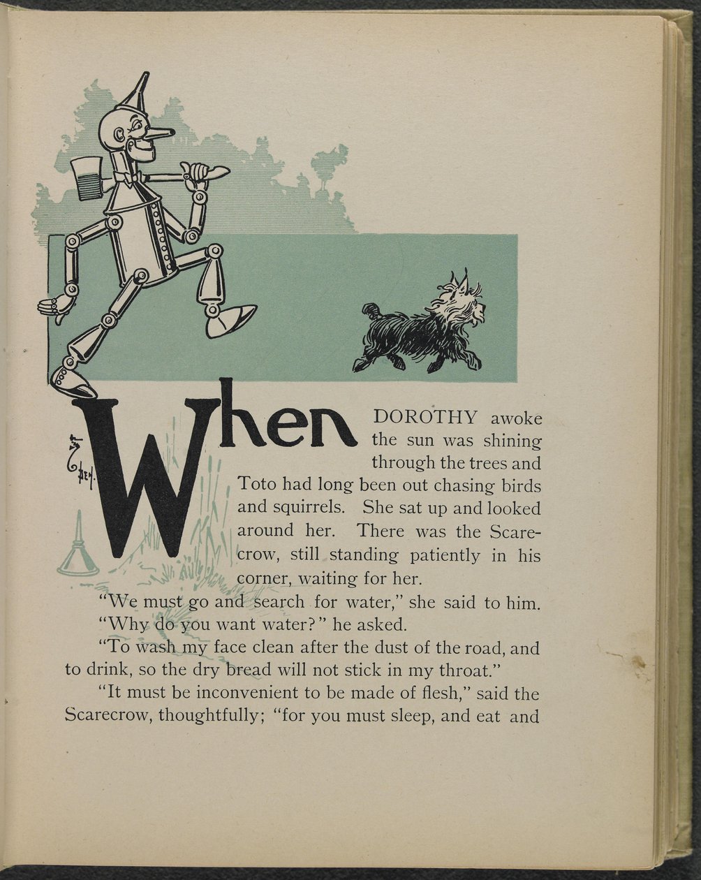 Illustration from "The Wonderful Wizard of Oz" by Lyman Frank Baum by William Wallace Denslow