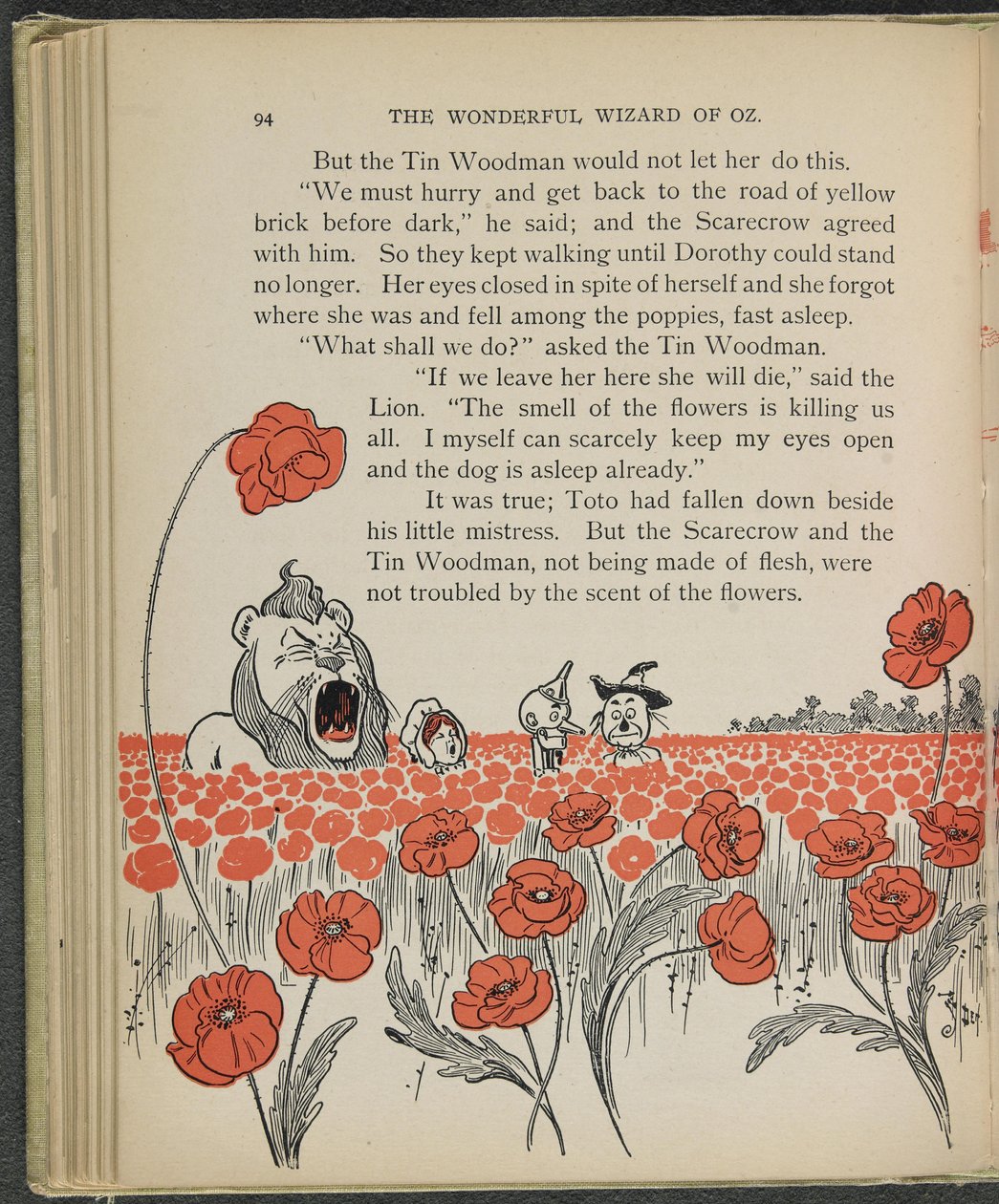 Illustration from "The Wonderful Wizard of Oz" by Lyman Frank Baum by William Wallace Denslow