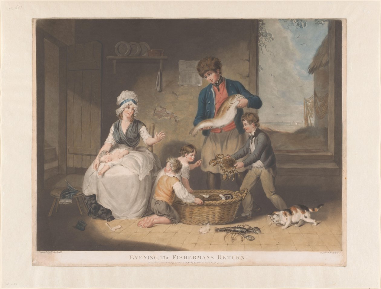 Fisherman Coming Home with His Catch by William Ward