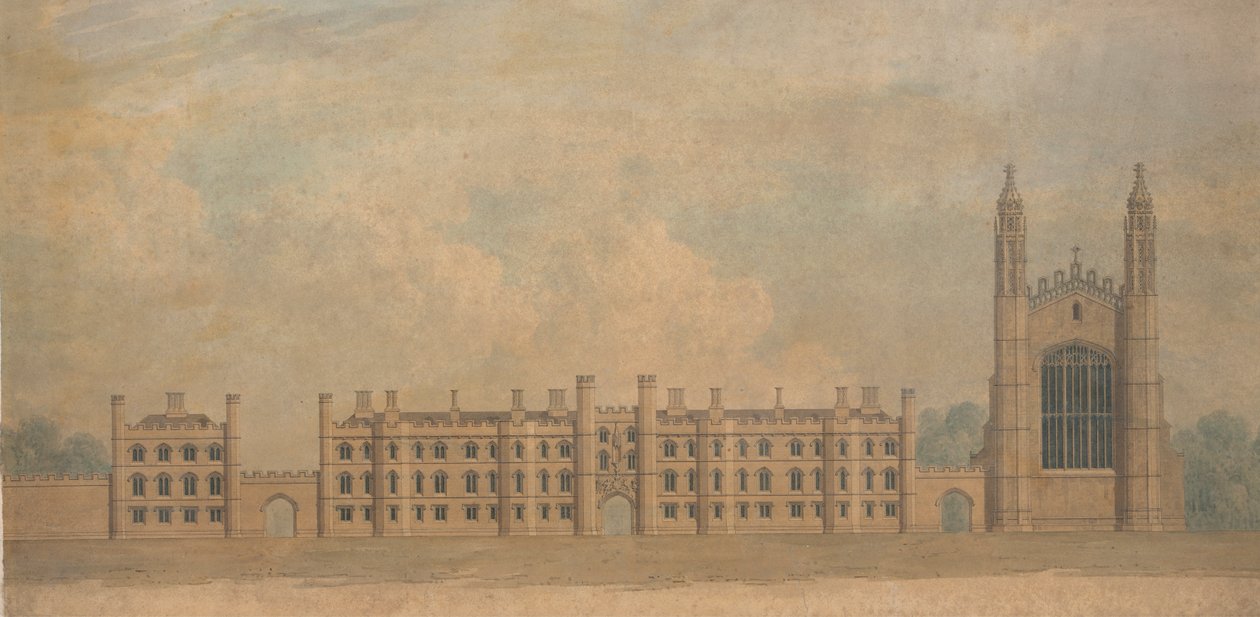 Elevation of a Proposed Design for King