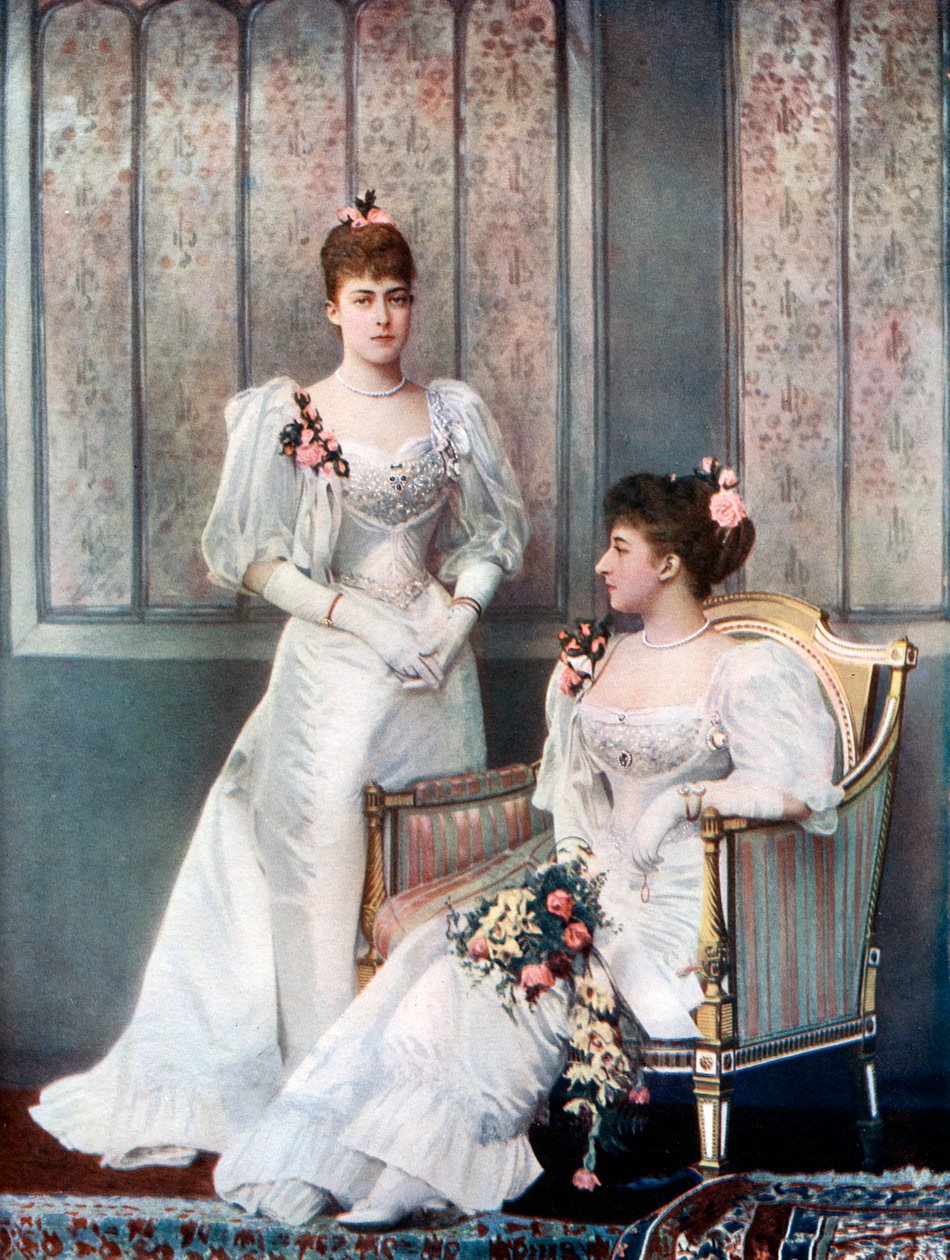 The Princess Victoria and Princess Charles of Denmark, late 19th century by William and Daniel Downey