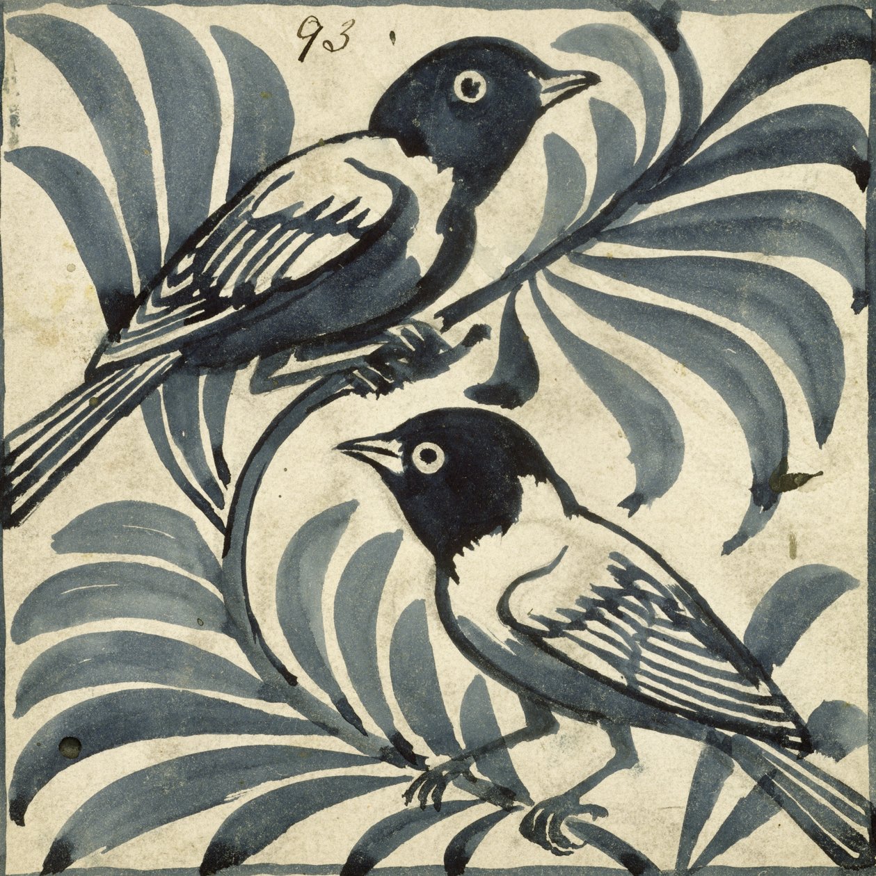 Bluebirds by William de Morgan