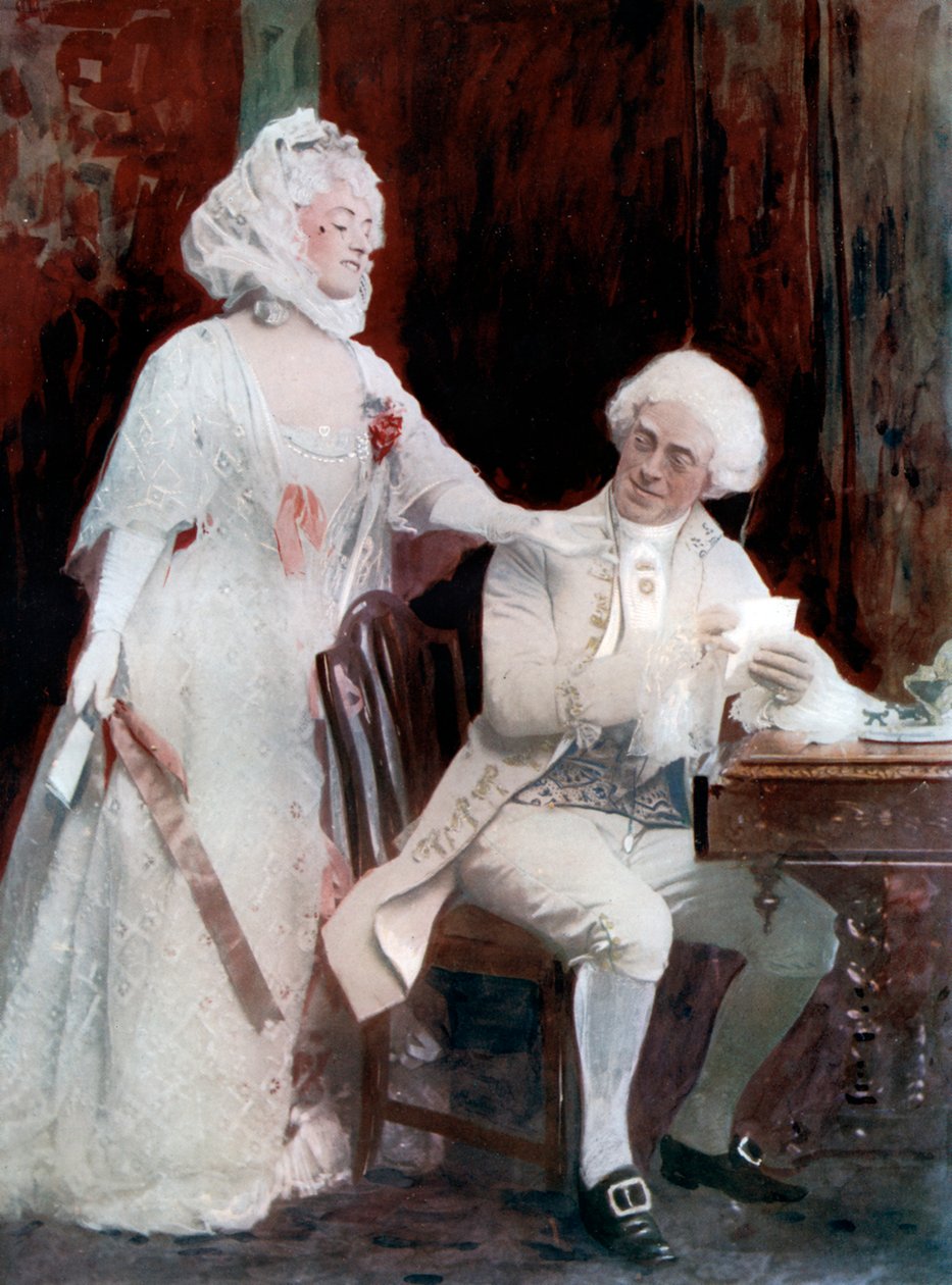Winifred Emery and Cyril Maud in The School for Scandal by Window and Grove