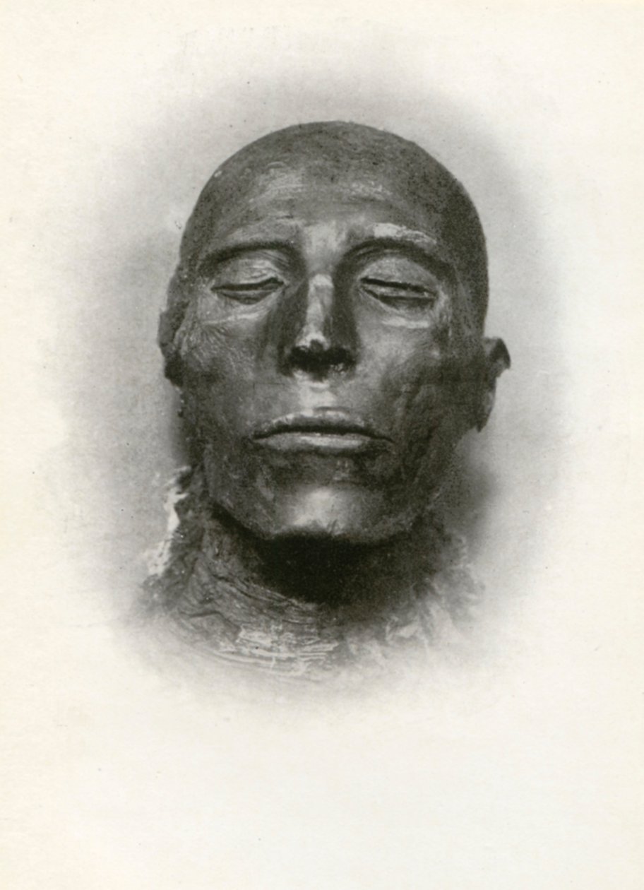Head of the Mummy of Sety I, Ancient Egyptian Pharaoh of the 19th Dynasty, c1279 BC by Winifred Mabel Brunton