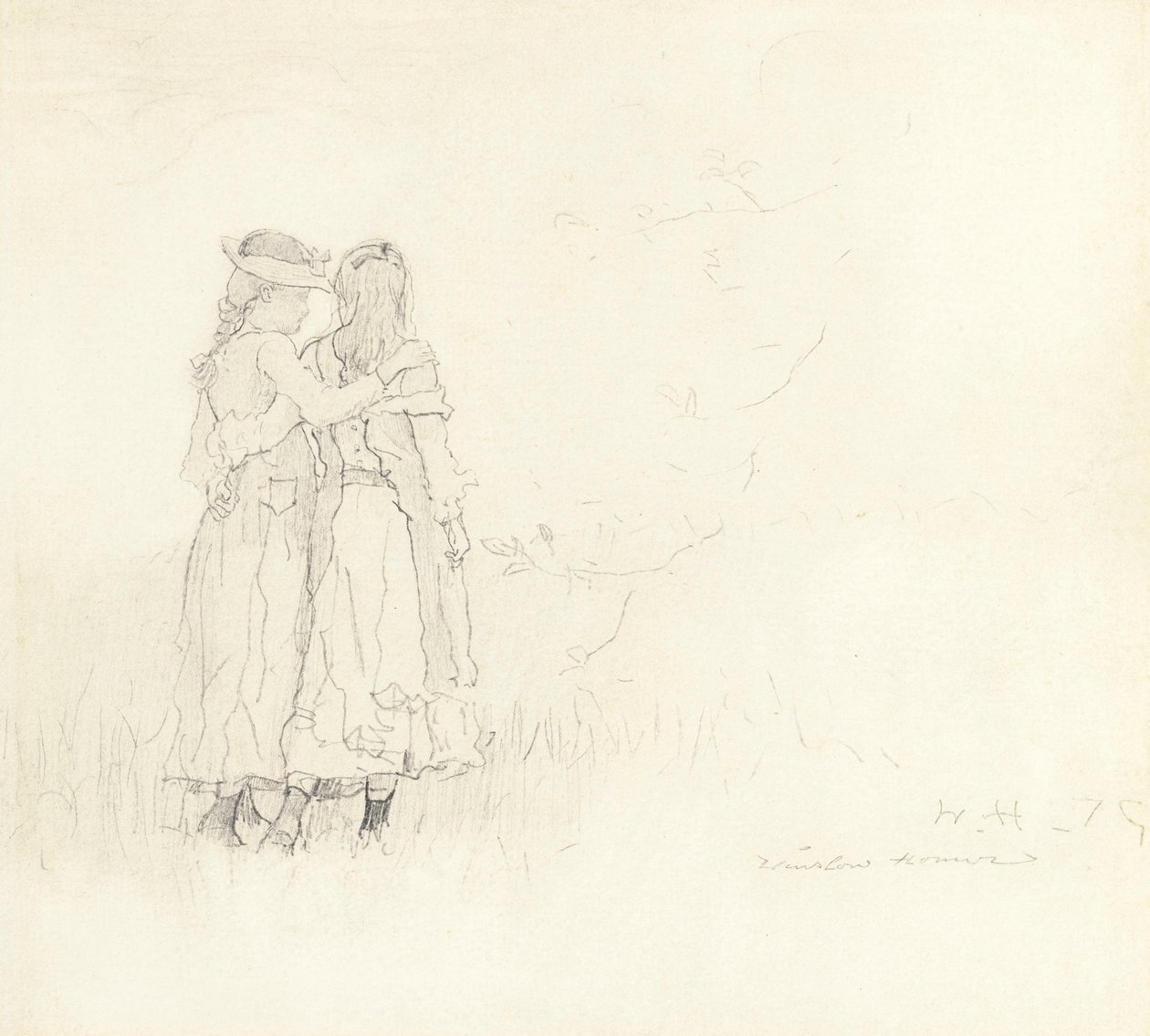 Two Girls by Winslow Homer