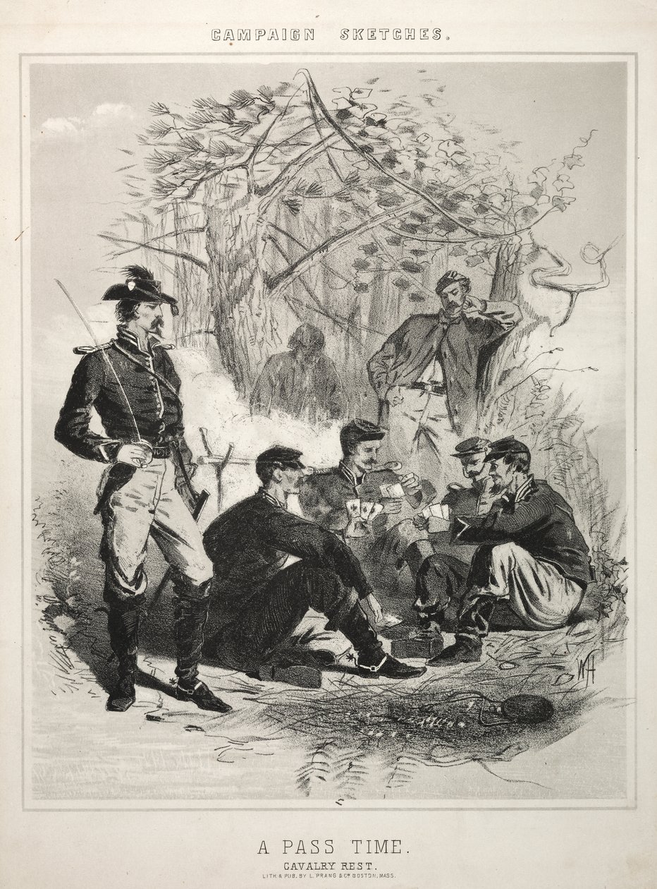 Campaign Sketches: A Pastime by Winslow Homer
