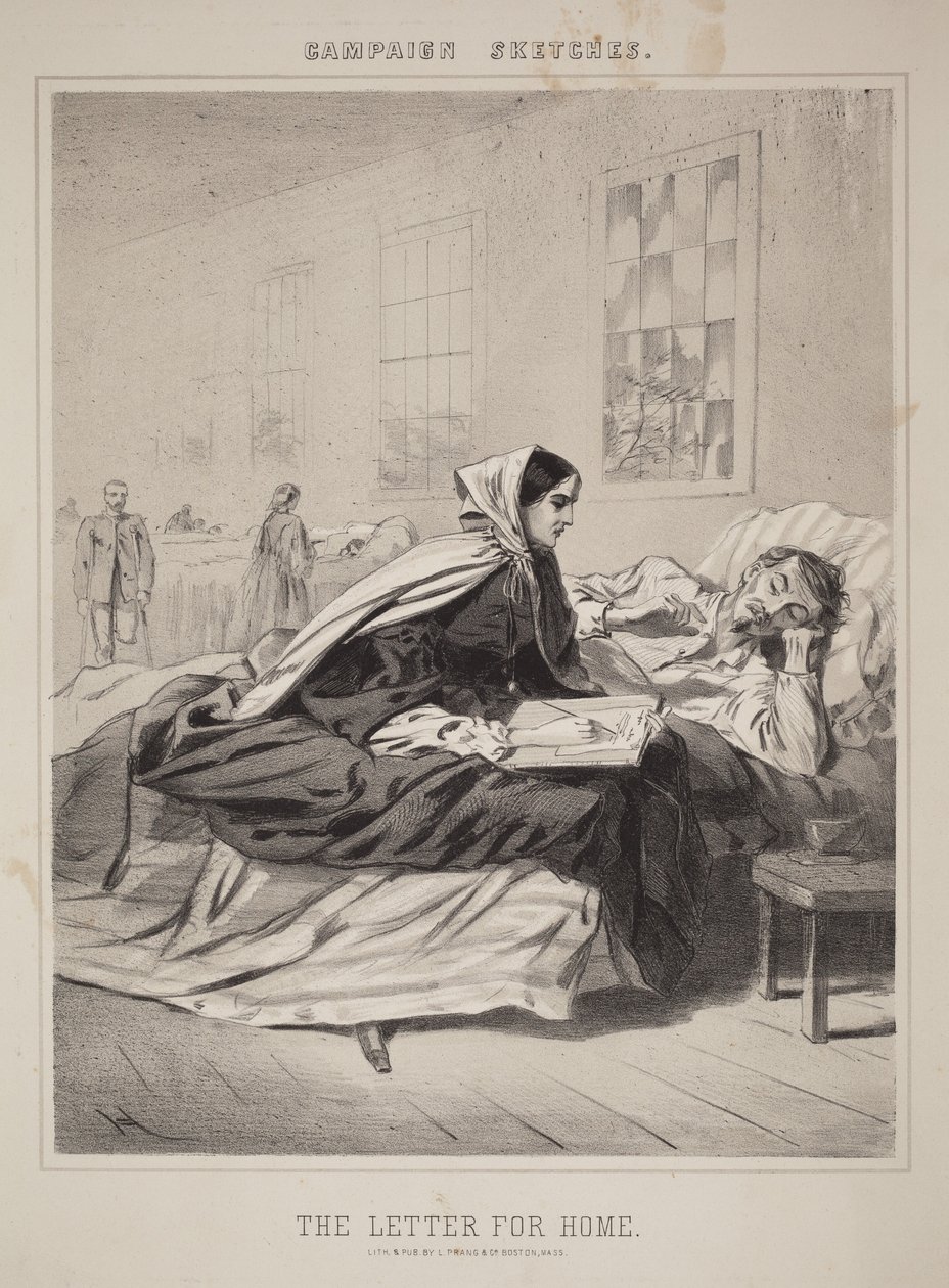 Campaign Sketches: The Letter for Home by Winslow Homer