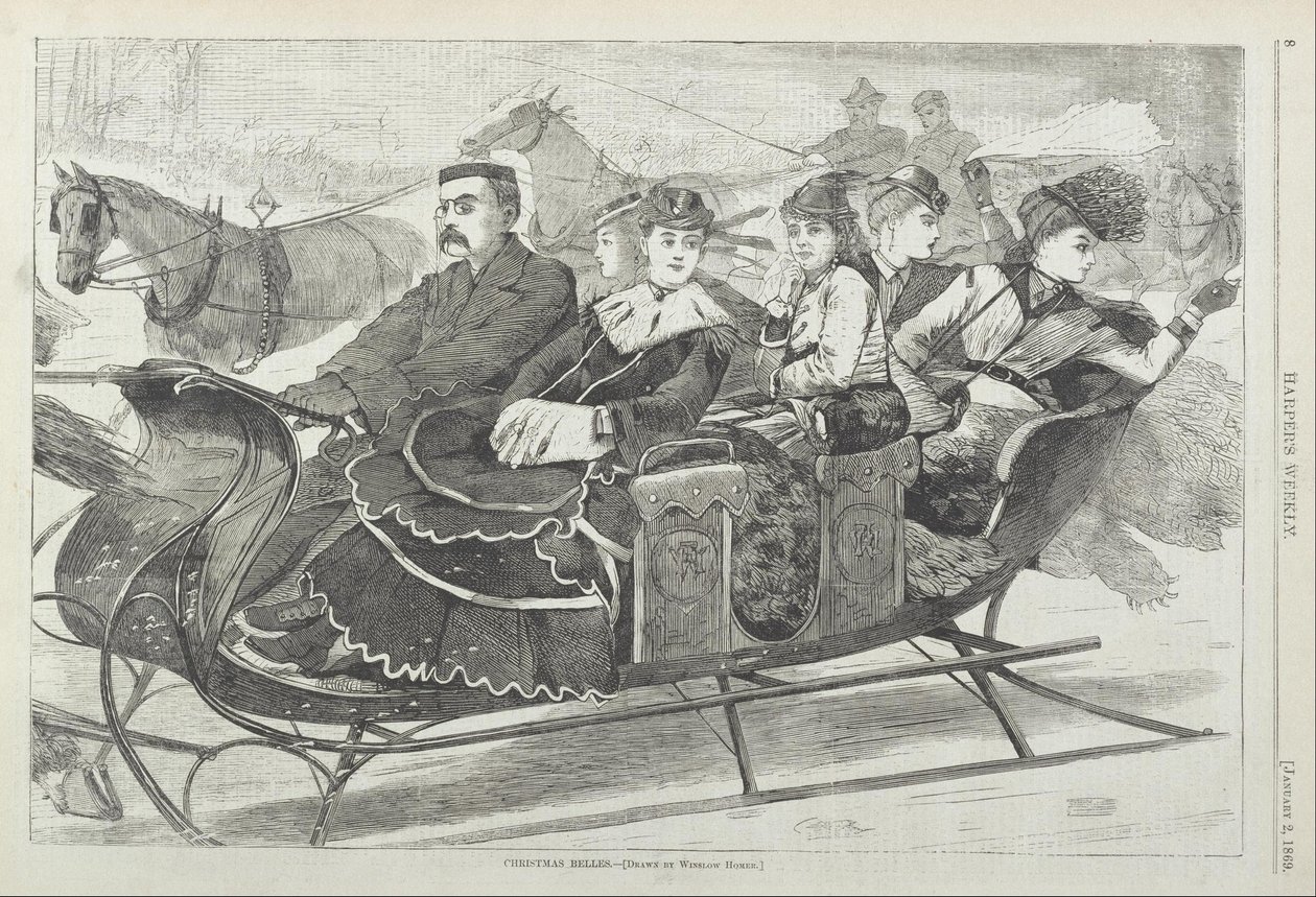 Christmas Belles by Winslow Homer