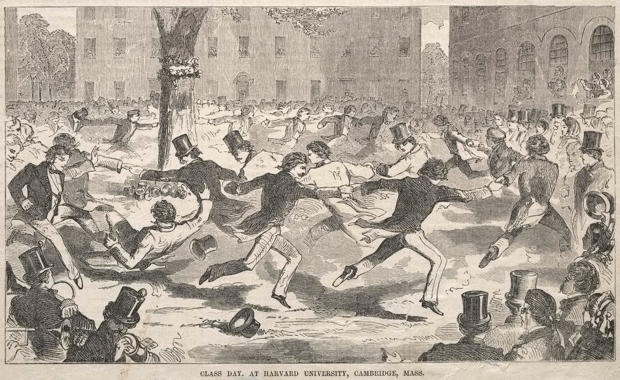 Class Day, at Harvard University, Cambridge, Massachusetts by Winslow Homer