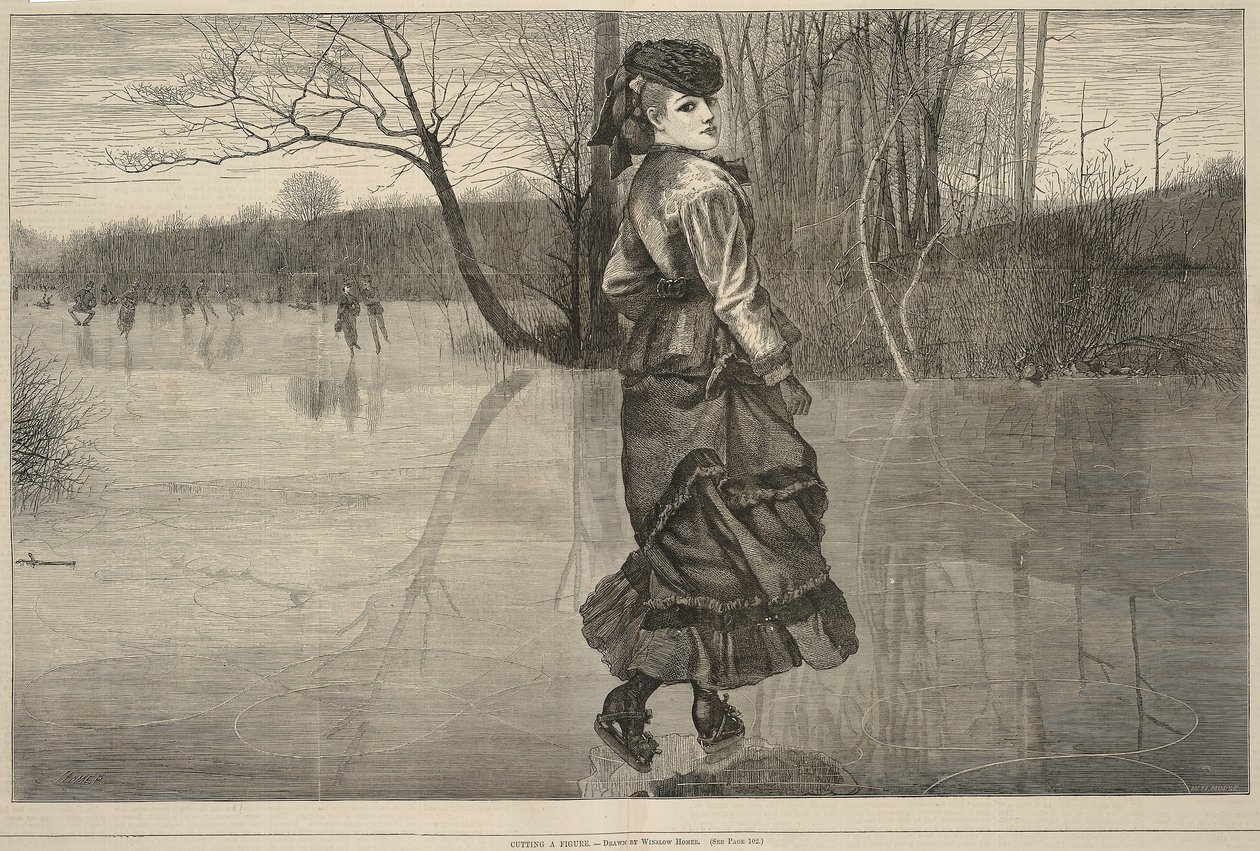 Cutting a Figure by Winslow Homer