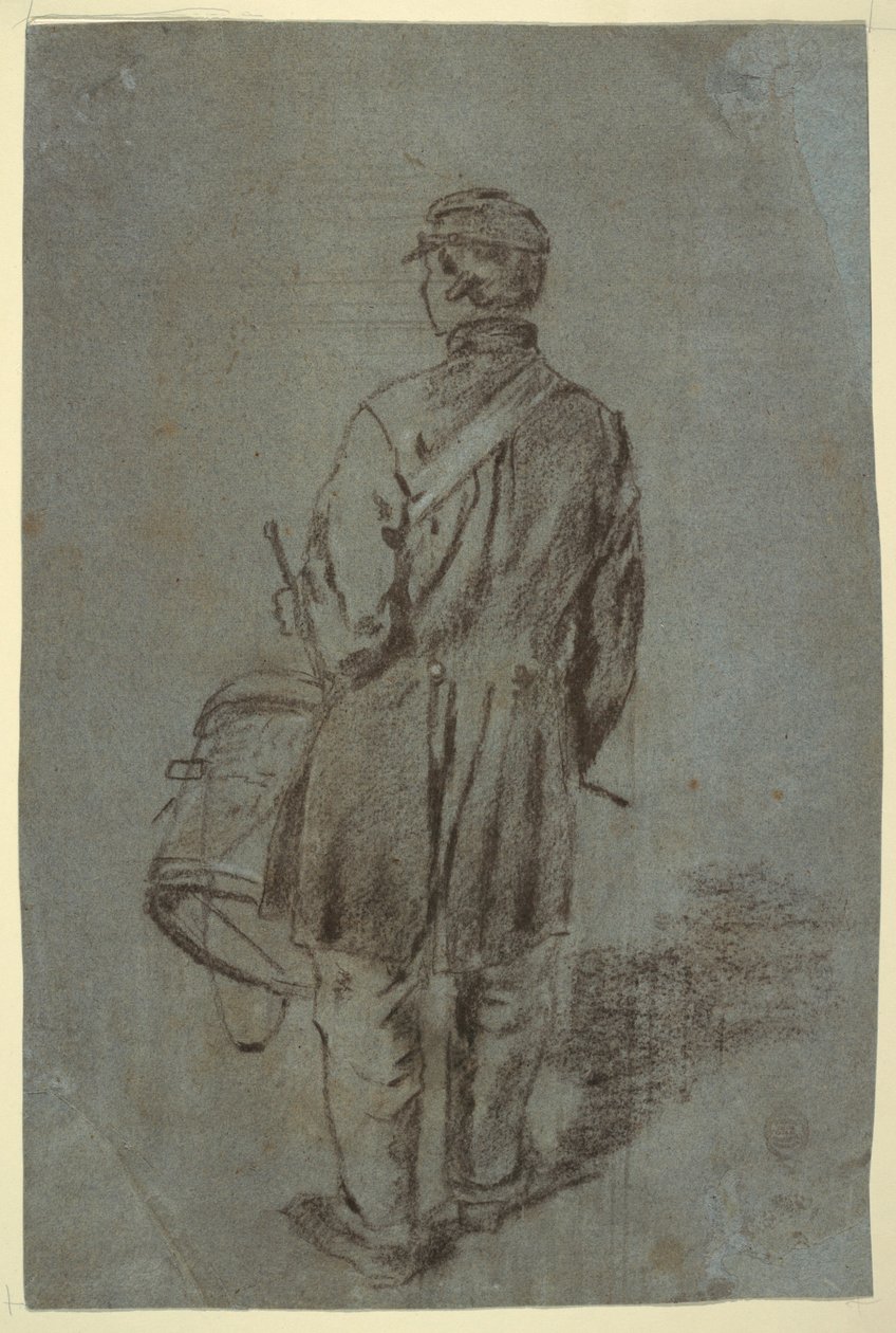 Drummer Seen from the Back, probably 1864 by Winslow Homer