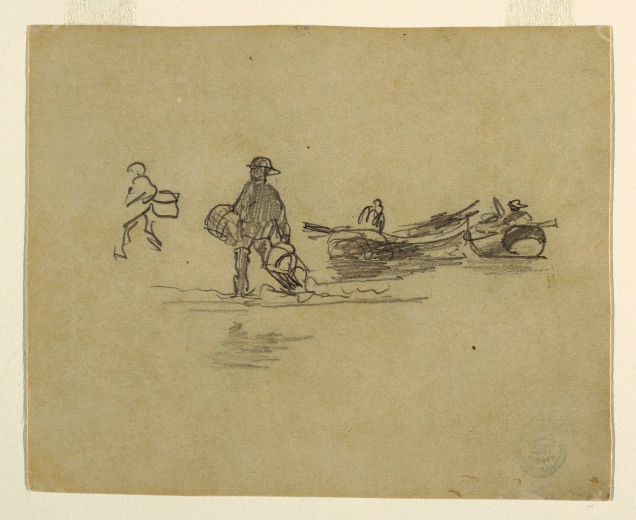 Two Fishermen, England, 1881–82 by Winslow Homer