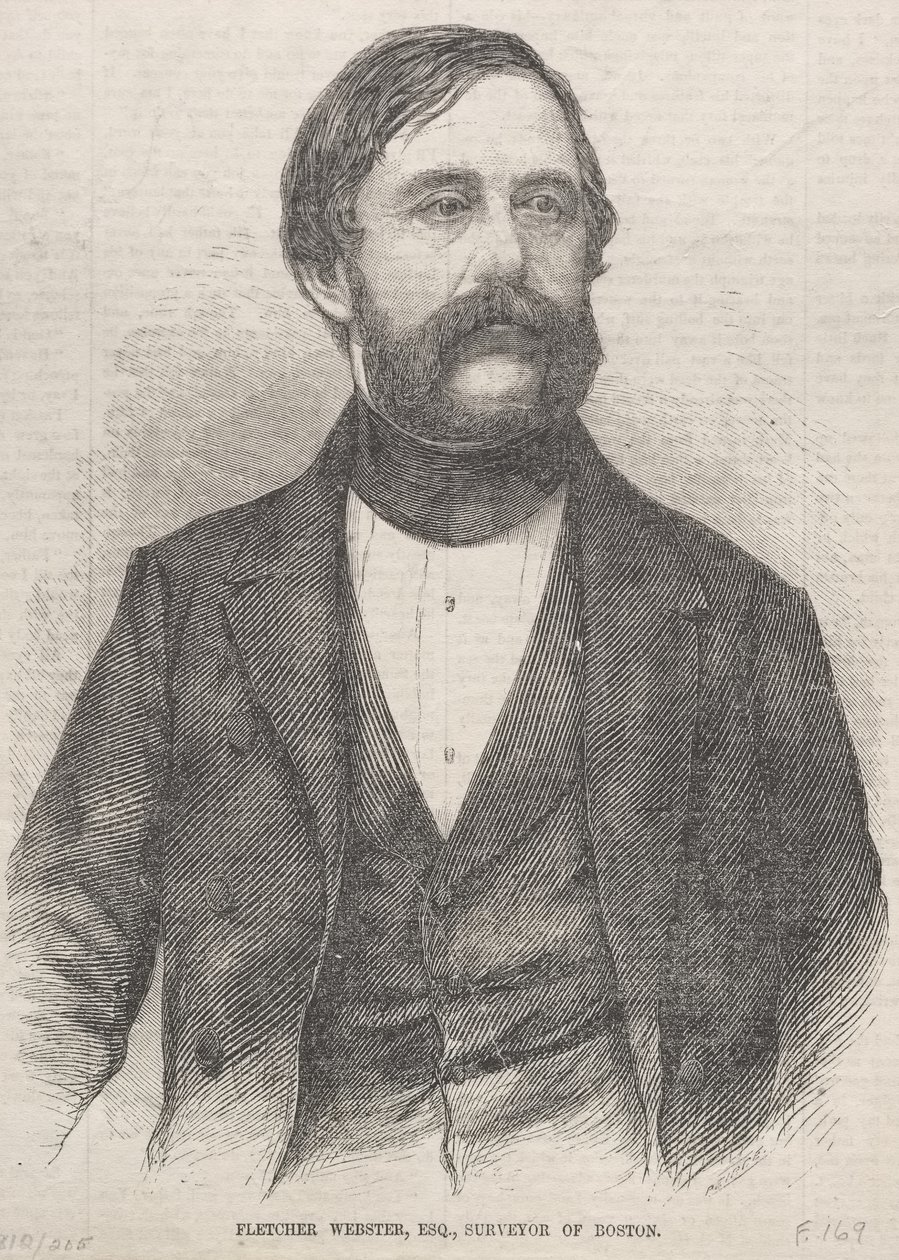 Fletcher Webster, Esq., Surveyor of Boston by Winslow Homer