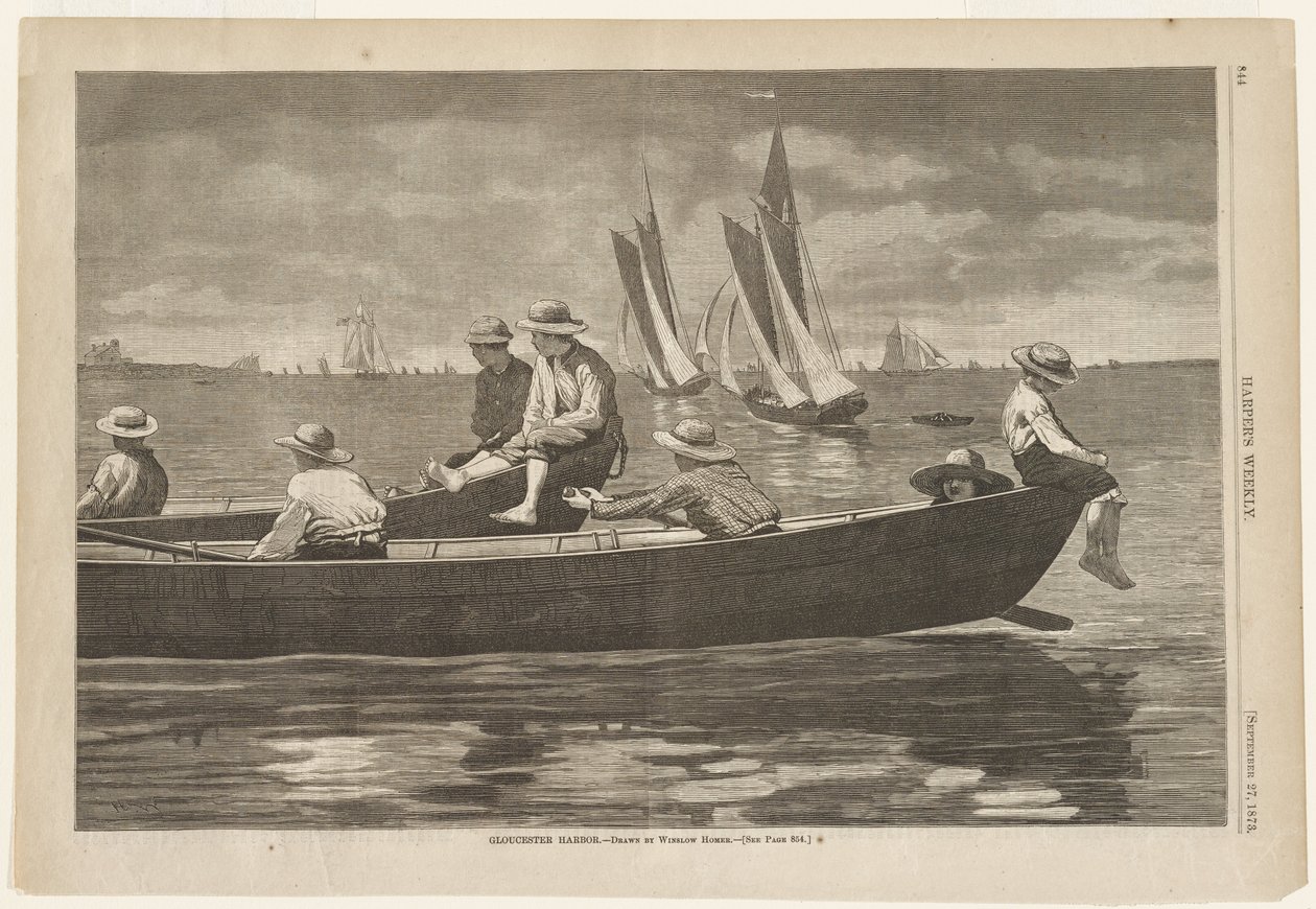 Gloucester Harbor by Winslow Homer