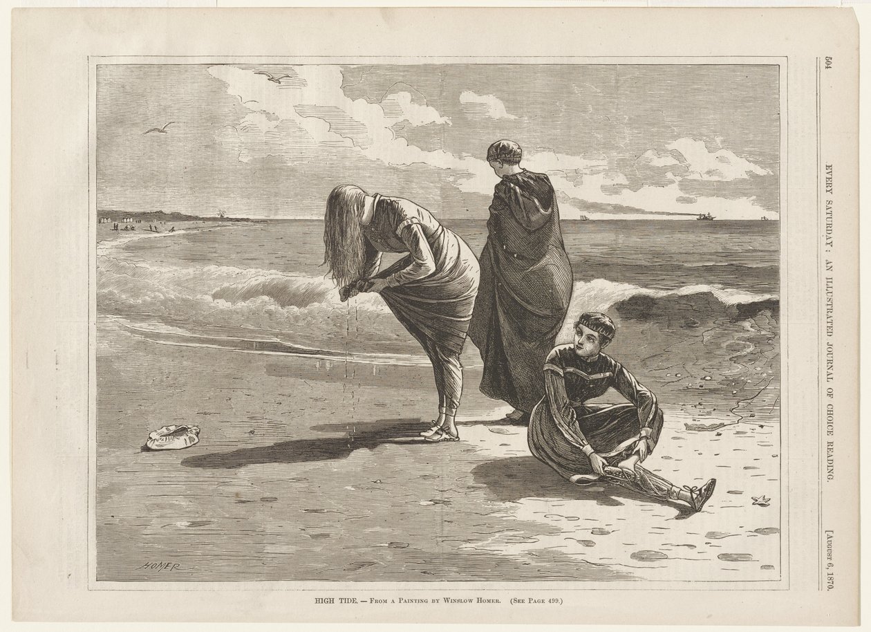 High Tide by Winslow Homer