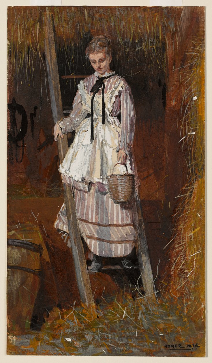Hunting for Eggs by Winslow Homer
