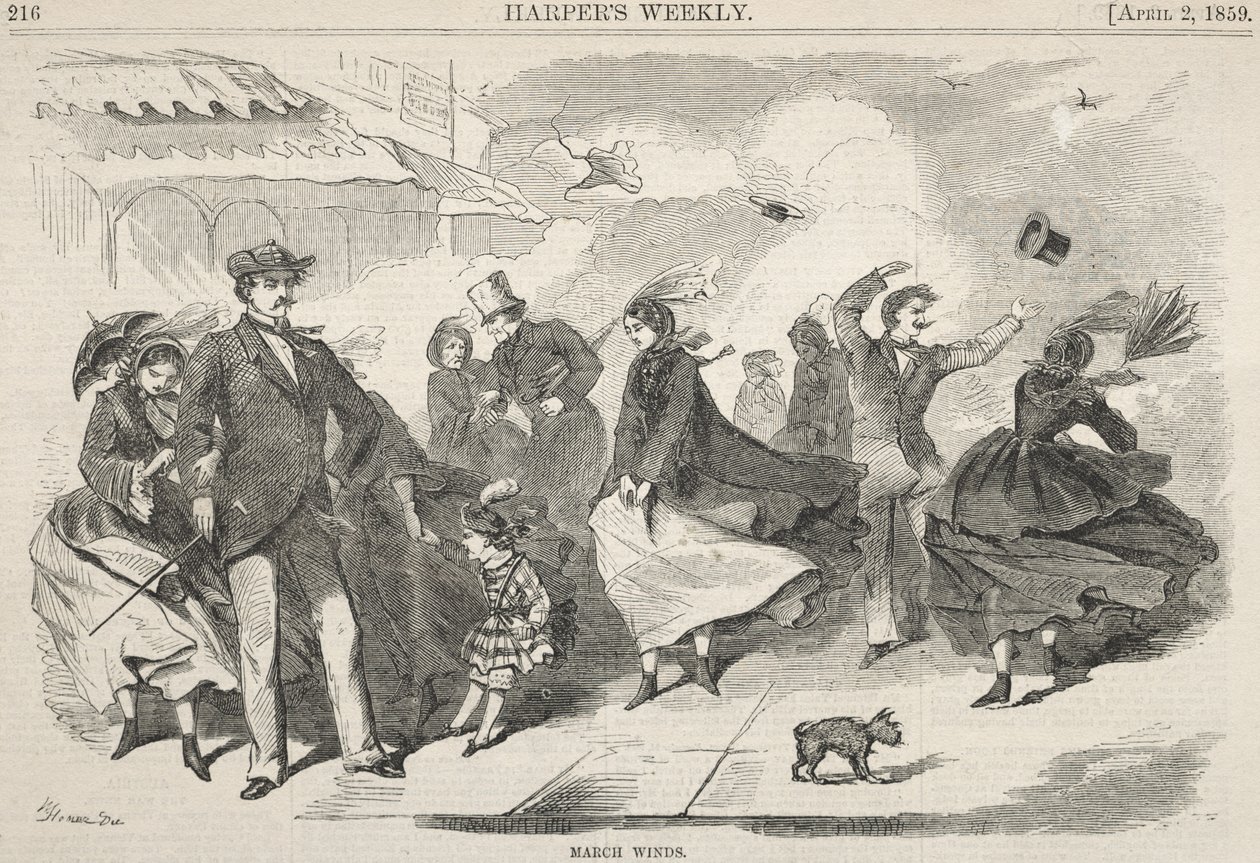 March Winds by Winslow Homer