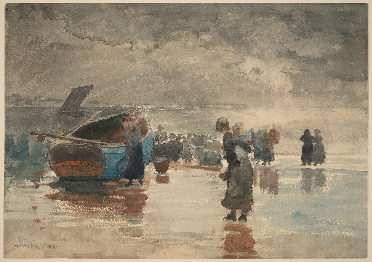 On the Sands by Winslow Homer