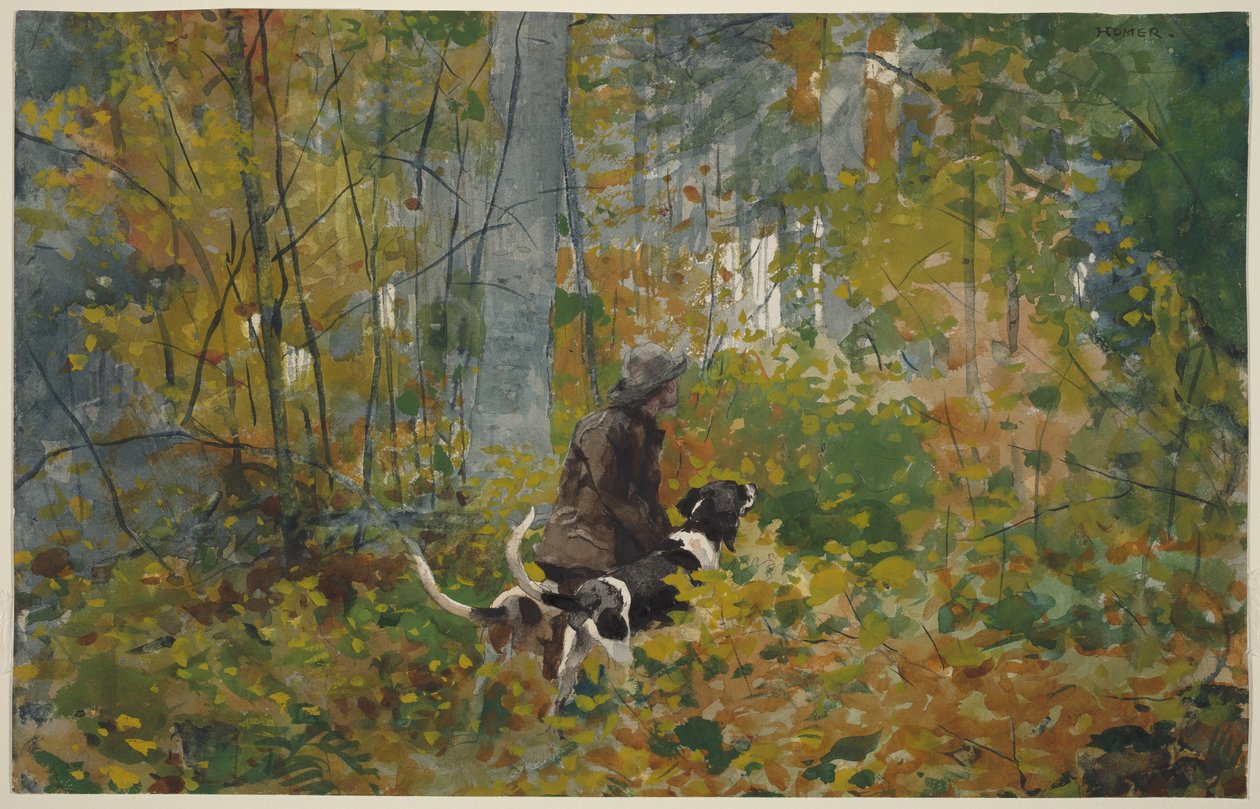 On the Trail by Winslow Homer