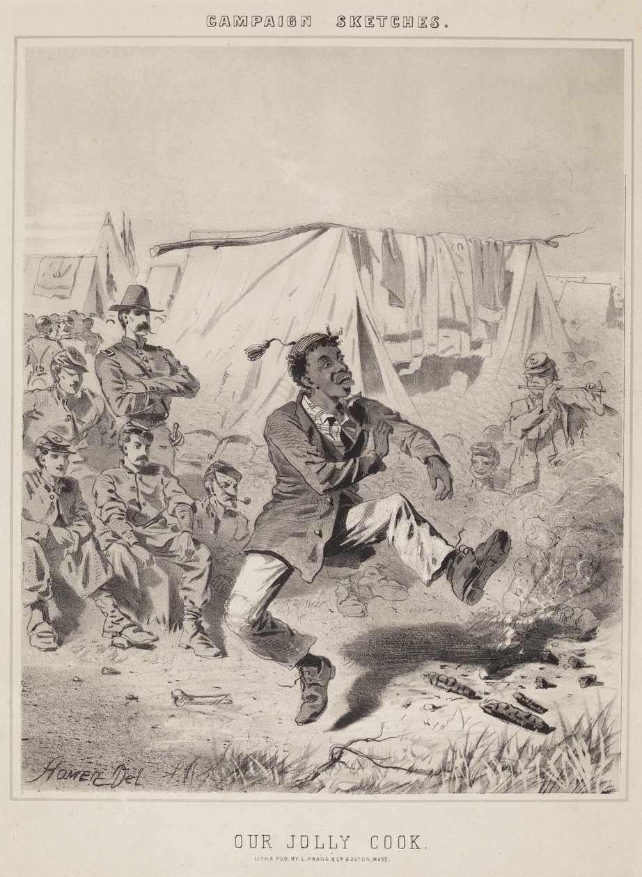 Our Jolly Cook (Campaign Sketches) by Winslow Homer
