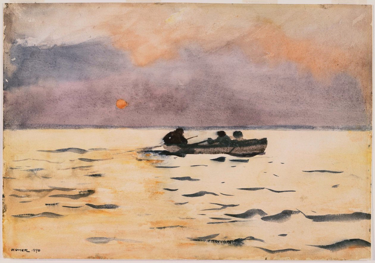 Rowing Home by Winslow Homer