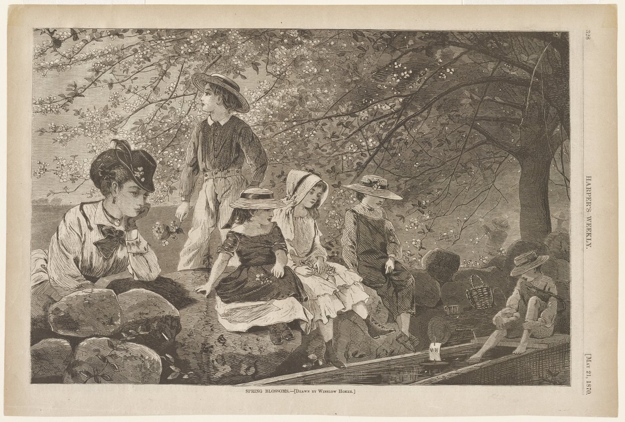 Spring Blossoms by Winslow Homer