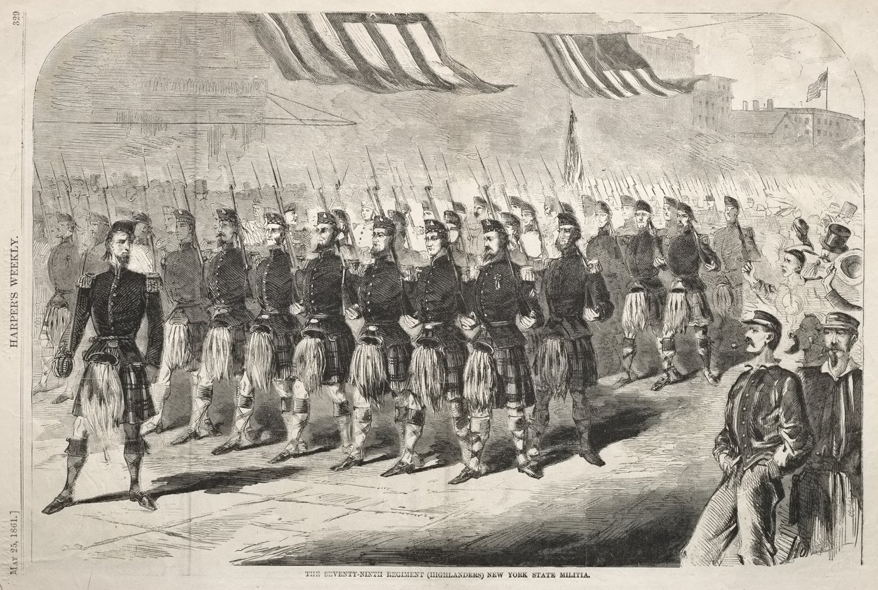 The Seventy-Ninth Regiment (Highlanders) New York State Militia by Winslow Homer