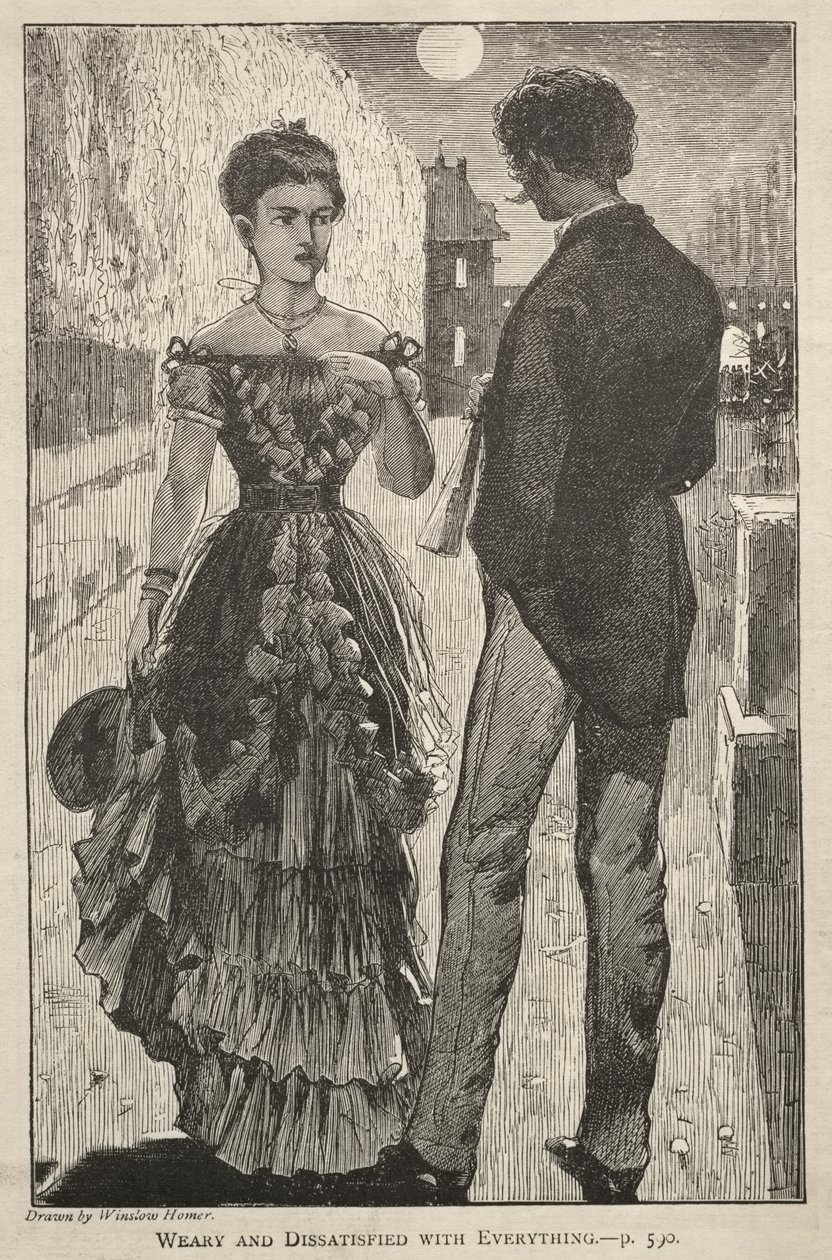 Weary and Dissatisfied with Everything by Winslow Homer