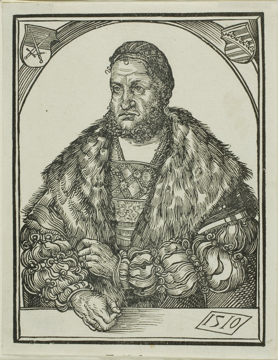 Elector Frederick III of Saxony, from Speculum intellectuale felicitatis humane by Wolf Traut