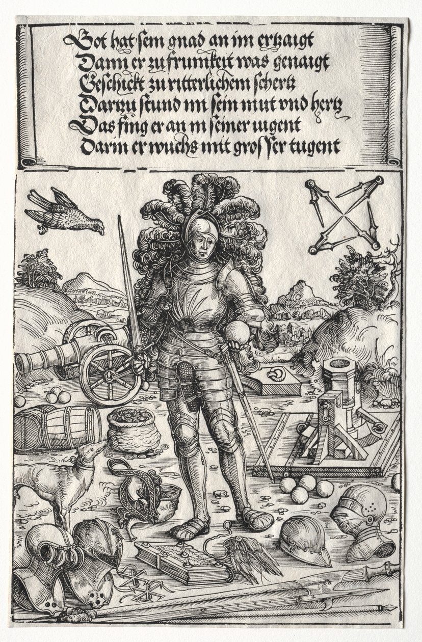 The Triumphal Arch of Maximilian I: Emperor Maximilian as Patron of Improvements in Artillery and Armor by Wolf Traut