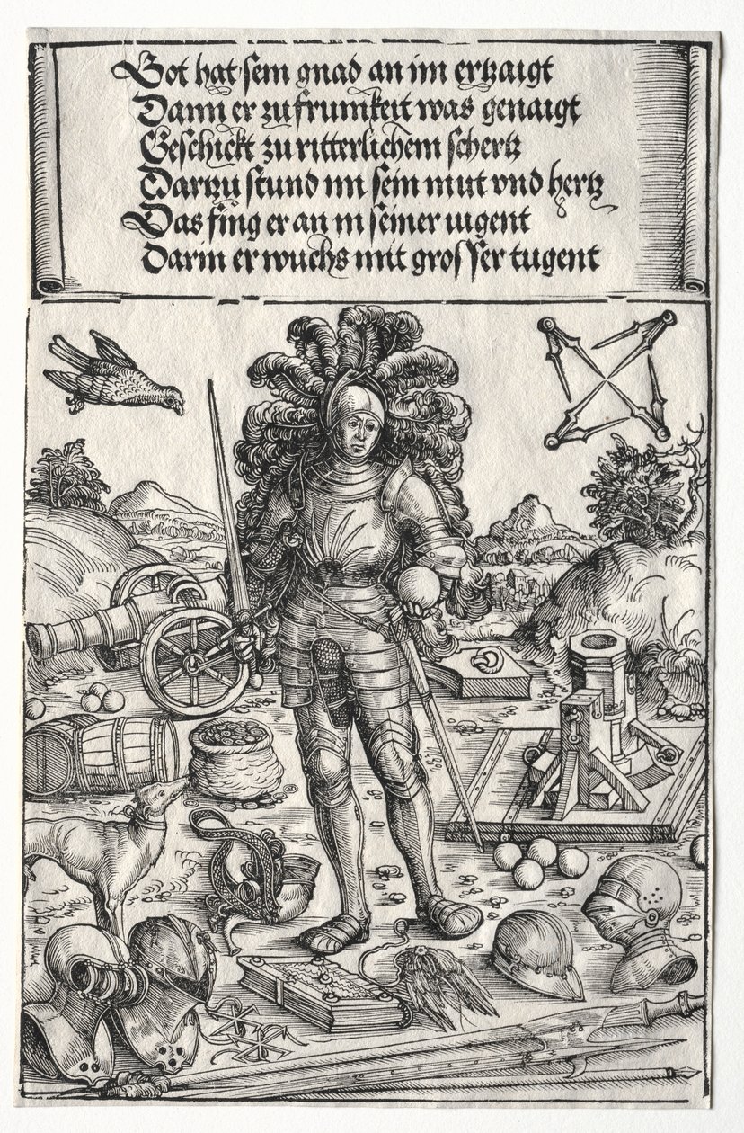 The Triumphal Arch of Maximilian I: Emperor Maximilian as Patron of Improvements, 1515-17 by Wolf Traut