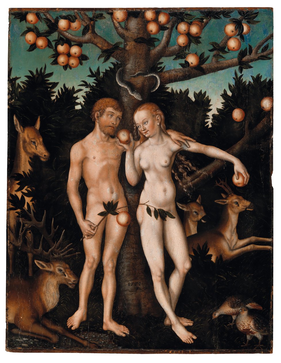 Adam and Eve in the Garden of Eden by Wolfgang Krodel