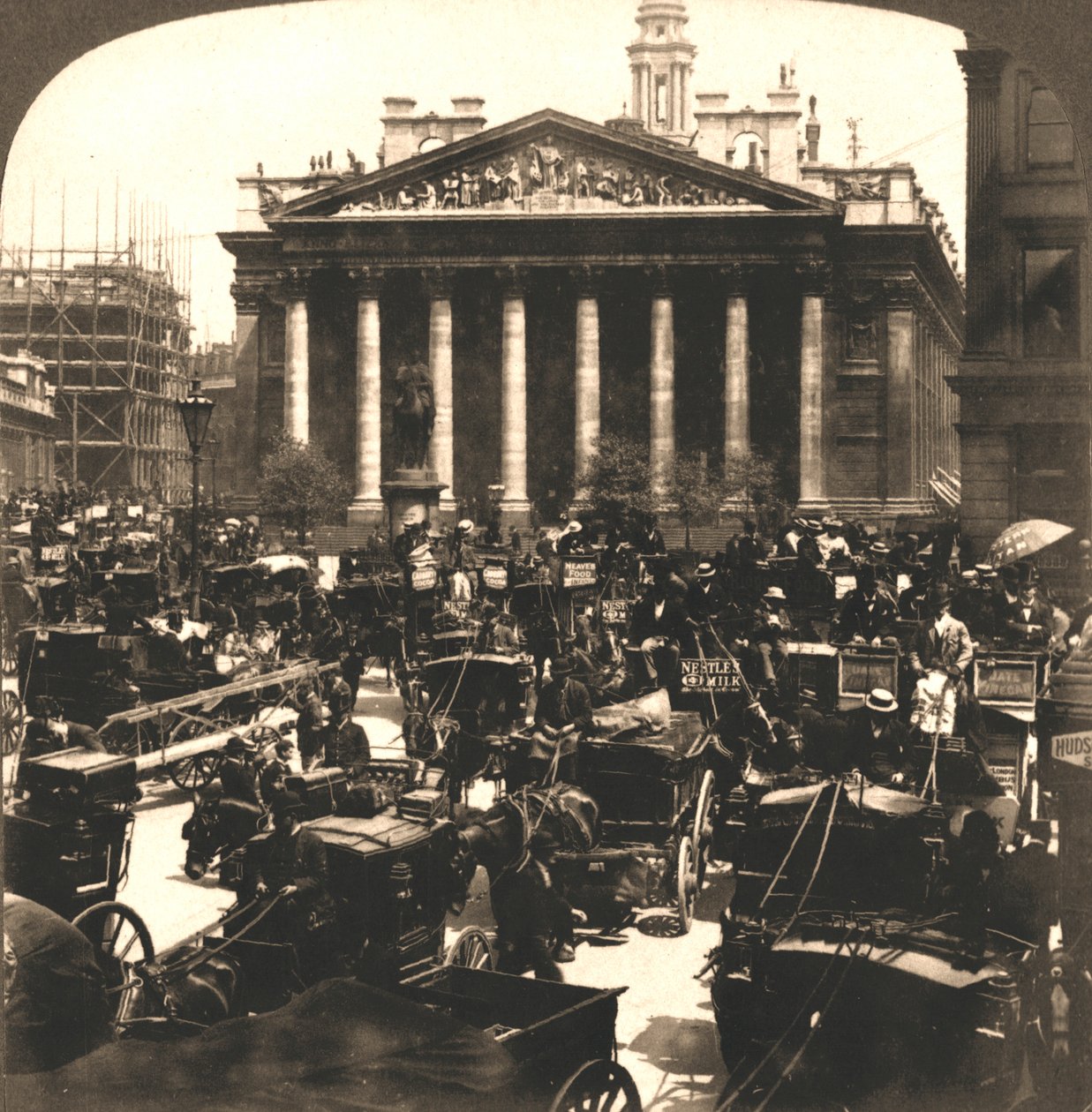 The Royal Exchange, London, 1896 by Works and Sun Sculpture Studios