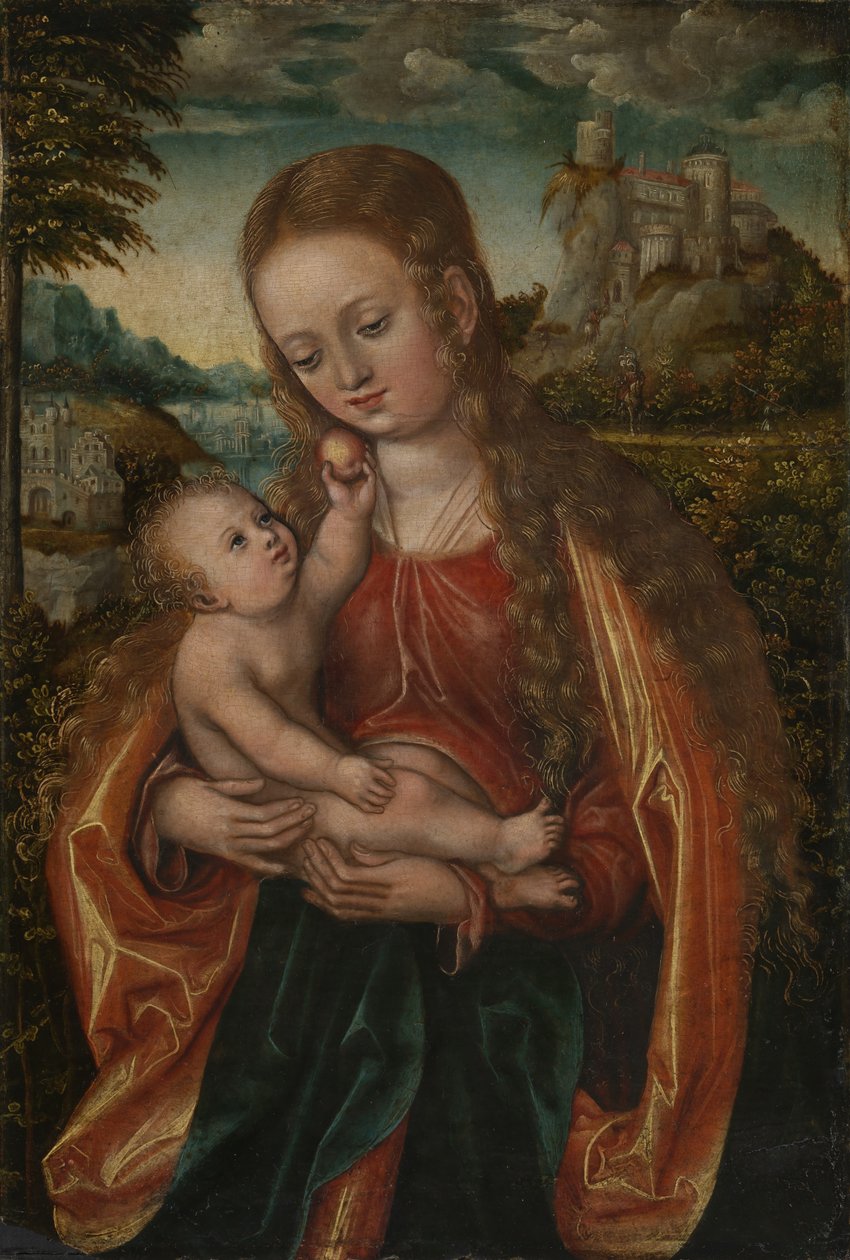 Madonna and Child by Workshop of Lucas Cranach the Elder  
