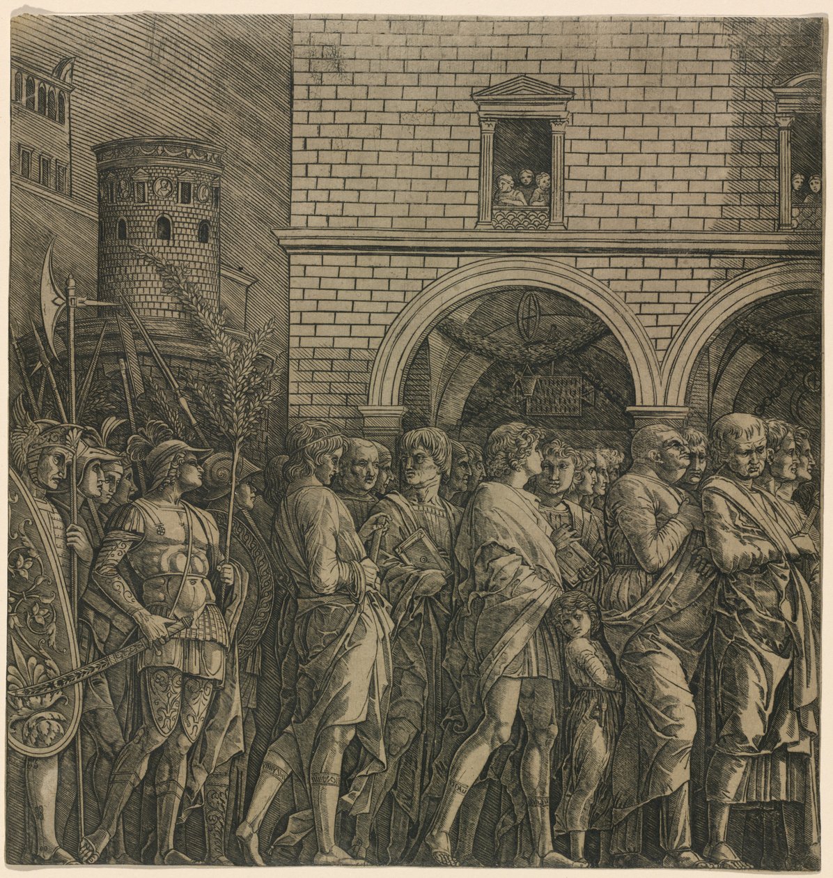 The Triumph of Caesar: The Senators by Workshop of Andrea Mantegna