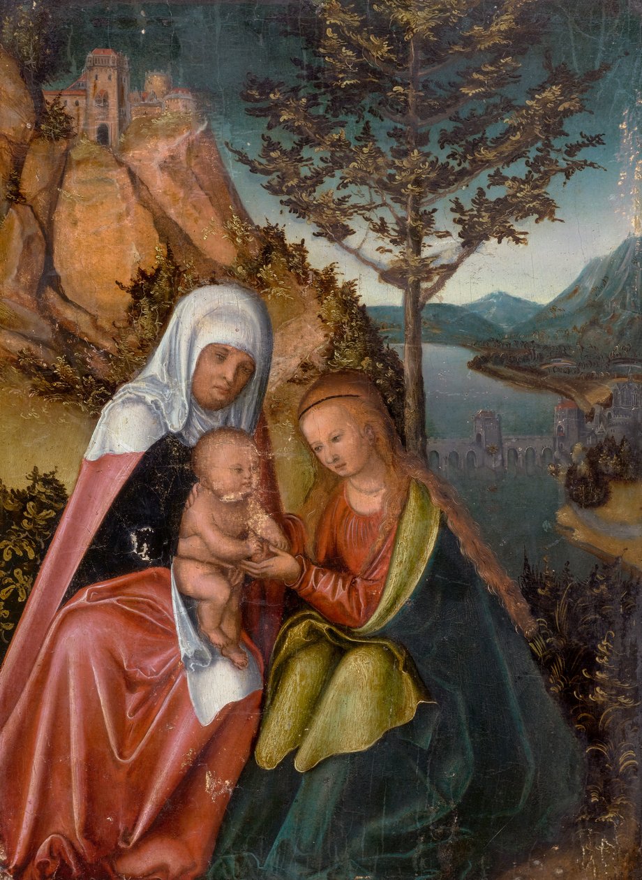 The Virgin and Child with Saint Ann by workshop of Lucas Cranach the Elder