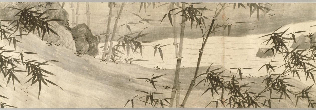 Bamboo-Covered Stream in Spring Rain by Xia Chang